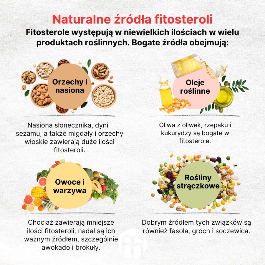 (Polština) Přirozené zdroje fytosterolů